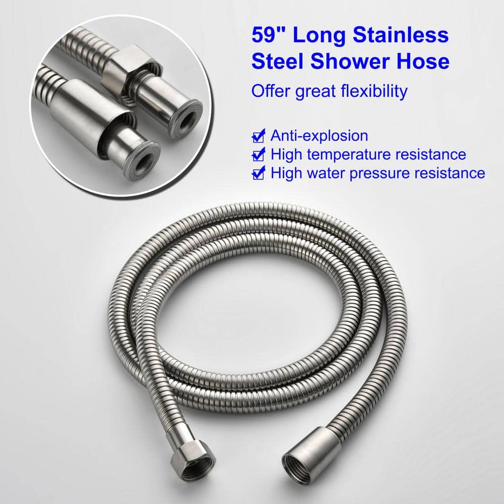 Brushed Nickel Single-Handle Floor Mount Tub Faucet