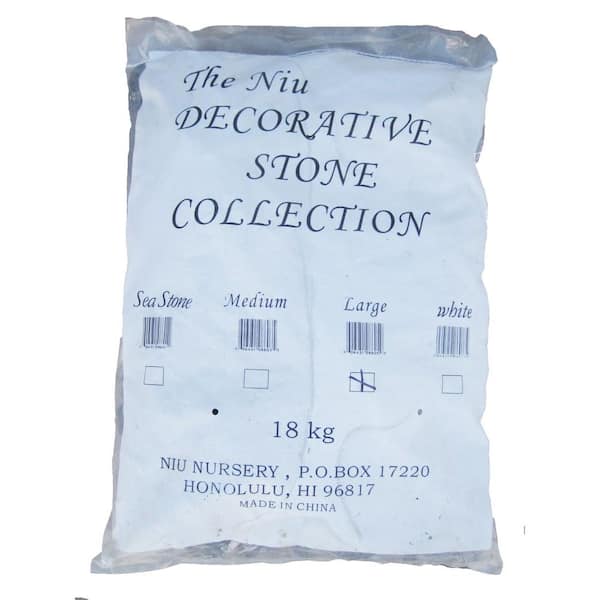 Niu Decorative Stone Collection 0.65 cu. ft. Black River Stone