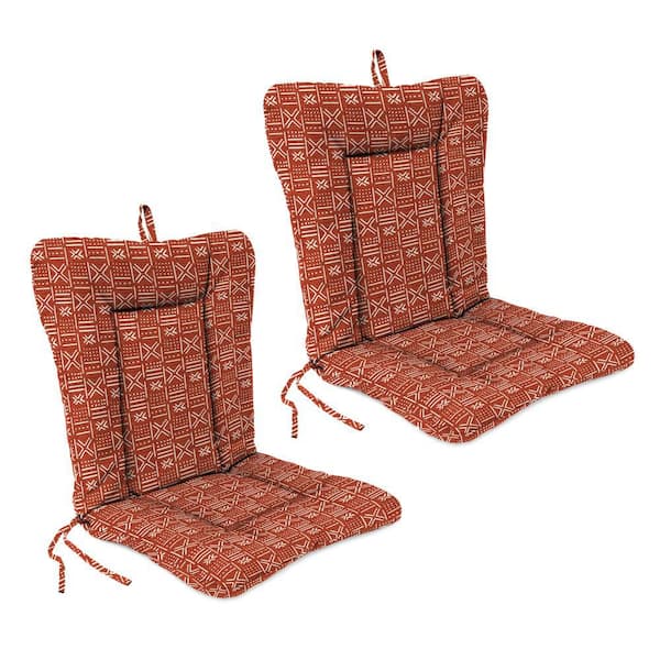 Jordan Manufacturing 38 in. L x 21 in. W x 3.5 in. T Rectangular Outdoor Dining Chair Cushion in Brevard Mesa (2-Pack)