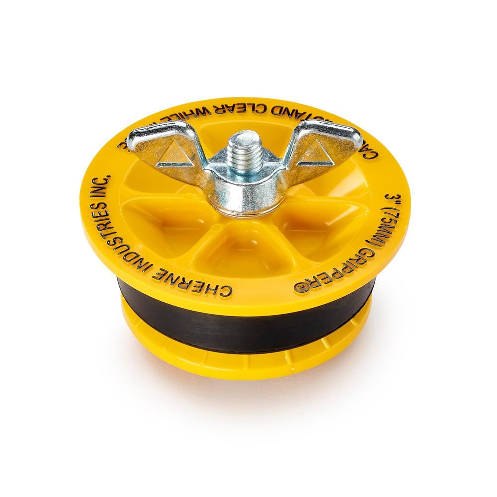 CHERNE Gripper 4 in. ABS Plastic Mechanical Test Plug 270245 - The