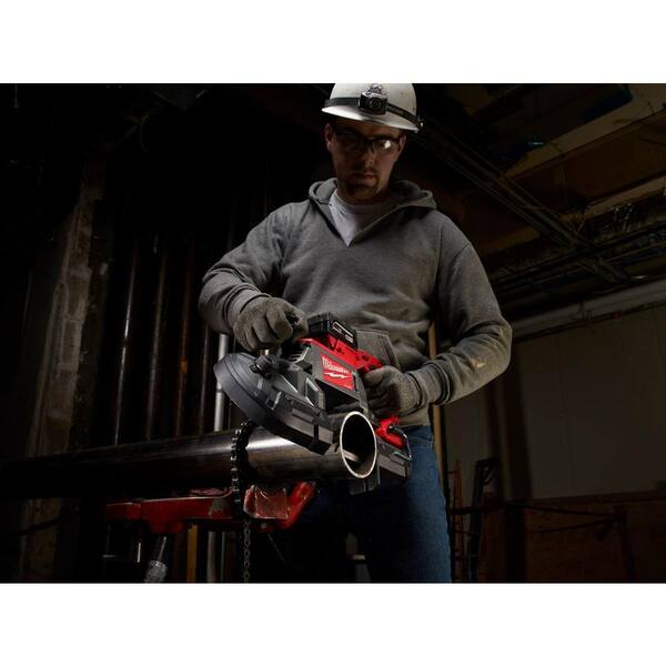 Milwaukee - M18 FUEL 18V Lithium-Ion Brushless Cordless Deep Cut Band Saw with Two 5.0Ah Batteries, Charger, Hard Case