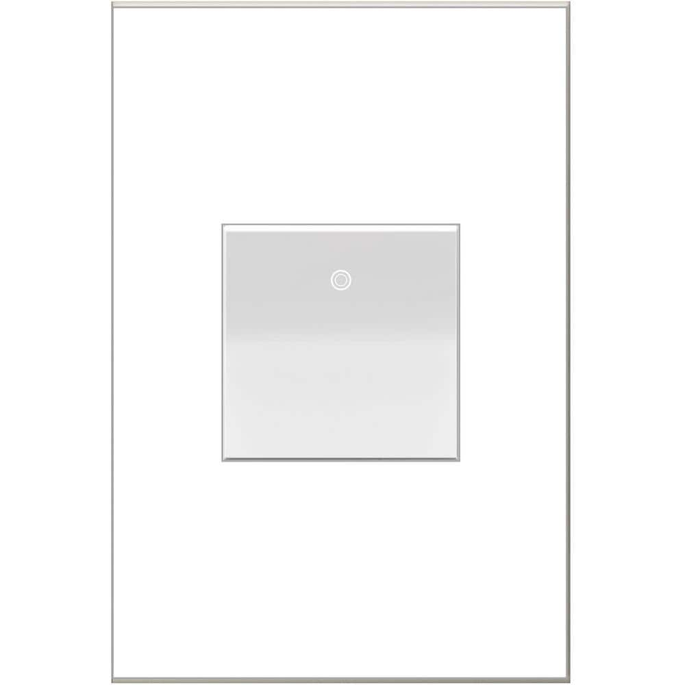 Legrand adorne Paddle 15 Amp 277-Volt Single Pole/3-Way Decorator Switch with Microban, White