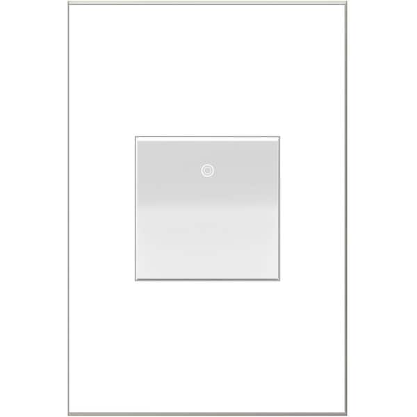 Legrand Adorne Paddle 15 Amp Single-Pole/3-Way Switch with Microban, White