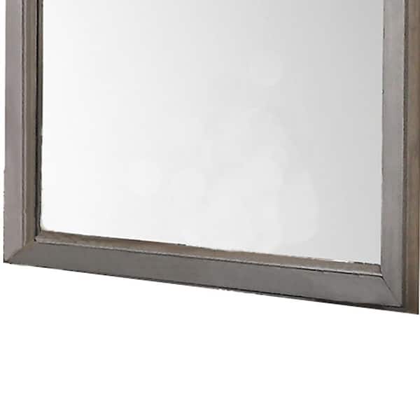 Shop Acme Louis Philippe lll Mirror in Gray 25504
