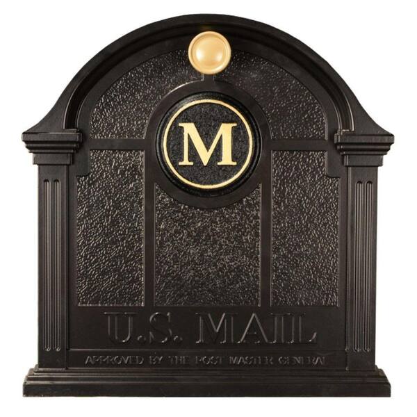 Whitehall Products Personalized Black Front Door Monogram