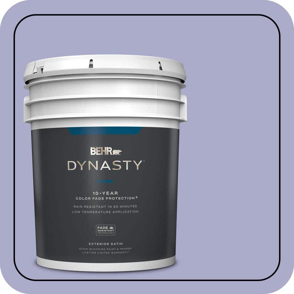 5 gal. #M550-4 Wisteria Blue Satin Enamel Exterior Stain-Blocking Paint & Primer price history on PriceWatchPro