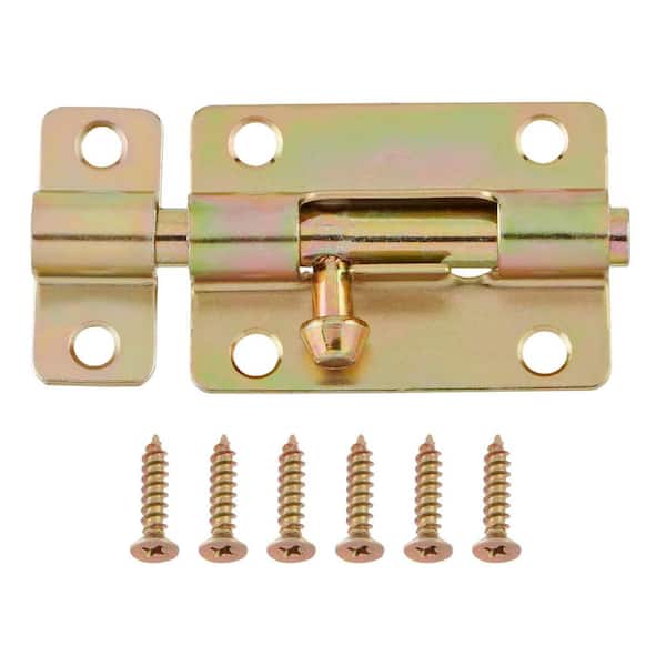 3 in. Satin Brass Barrel Bolt