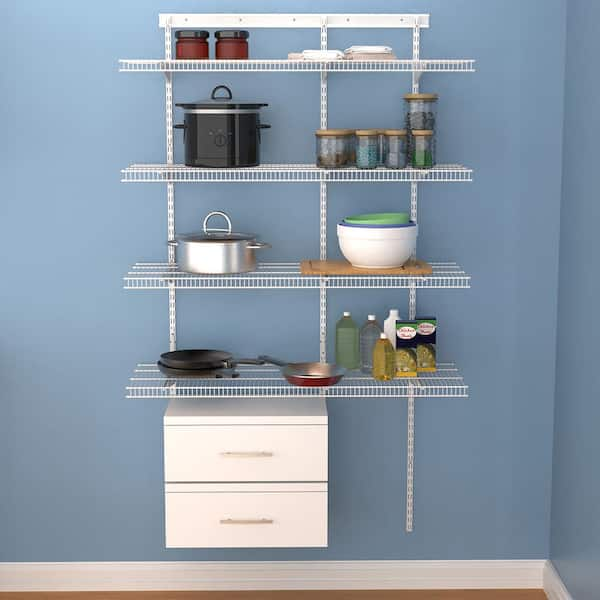 How to Install a ClosetMaid ShelfTrack Closet Storage System - The Home  Depot