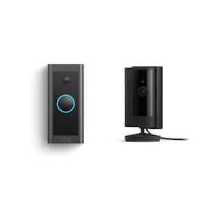 Wired Video Doorbell with Indoor Cam 2nd Gen, Black