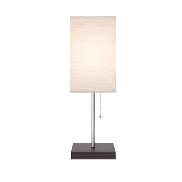 Table Lamps With Paper Shade Combo Set, Lamp Table Combo