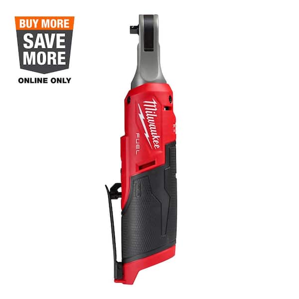 Milwaukee M12 FUEL 12V Lithium-Ion Brushless Cordless High Speed 1/4 in. Ratchet (Tool-Only)