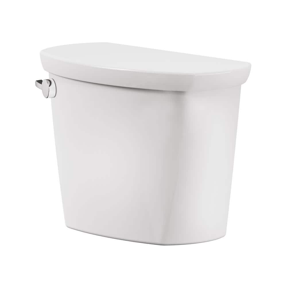 White Single Flush Toilet Tank with EverClean Surface