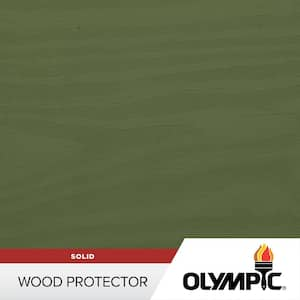 Wood Protector 1 gal. SC-1090 Woodland Green Exterior Solid Stain Plus Sealer in One