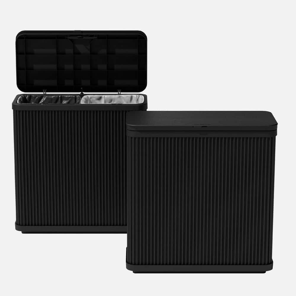 Veradek Tambour Series 11.75 in. W x 25 in. L x 26.5 in. H Black