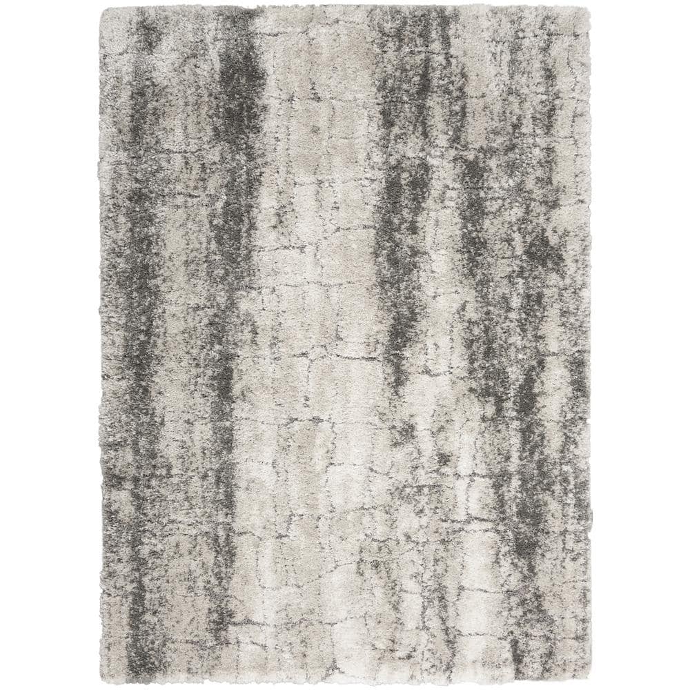 Sweet Dreams 5 ft. X 7 ft. Ivory/Charcoal Contemporary Abstract Area Rug price history on PriceWatchPro