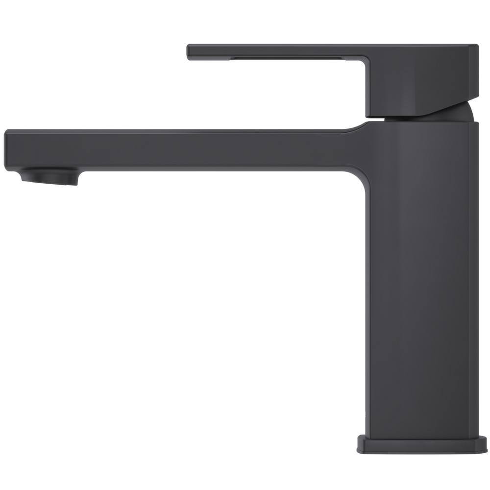 Deckard Matte Black Single Handle Roman Tub Faucet