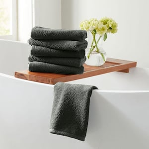 Midnight 6-Pack Cotton Quick-Dry Hand Towel Set