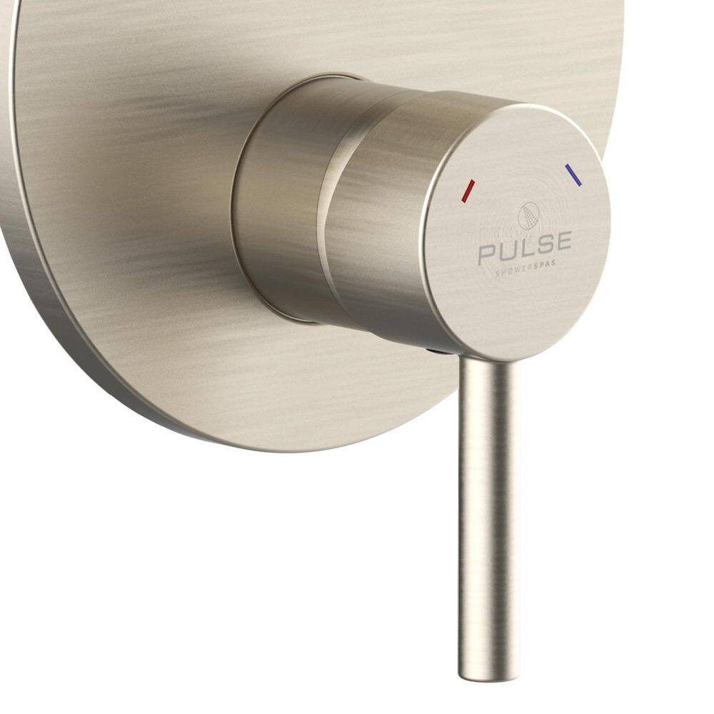 Brushed Nickel 2-Way Diverter Valve and Trim Kit