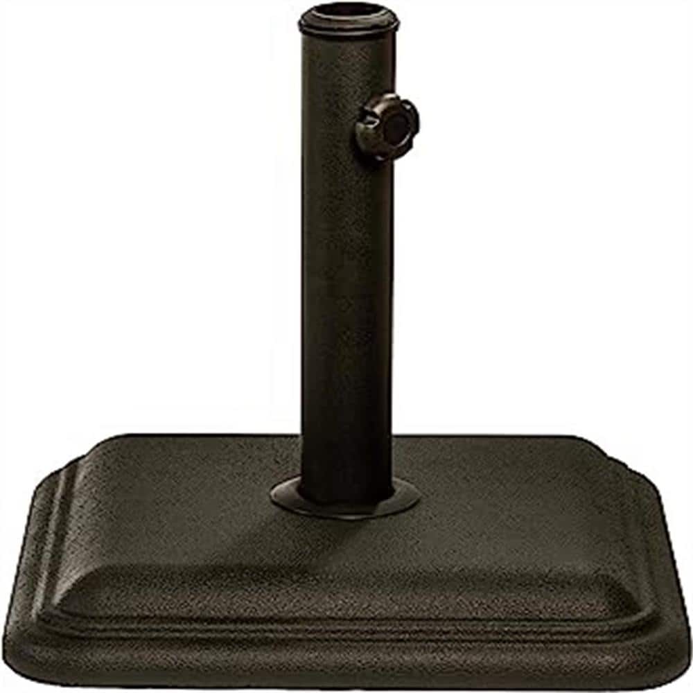 Fawey 26 lbs. Bronze Umbrella Base Patio Umbrella Base in Brown