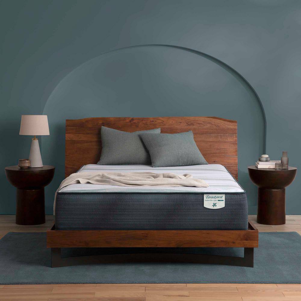 Full Firm Hybrid Mattress with Boxspring and Innerspring