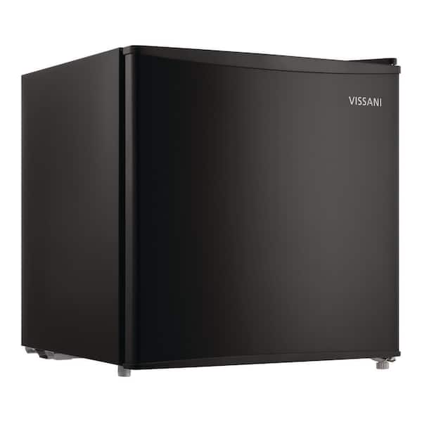 1.7 cu. ft. Mini Refrigerator with Removable Glass Shelves and Bottle Rack in Black, ENERGY STAR