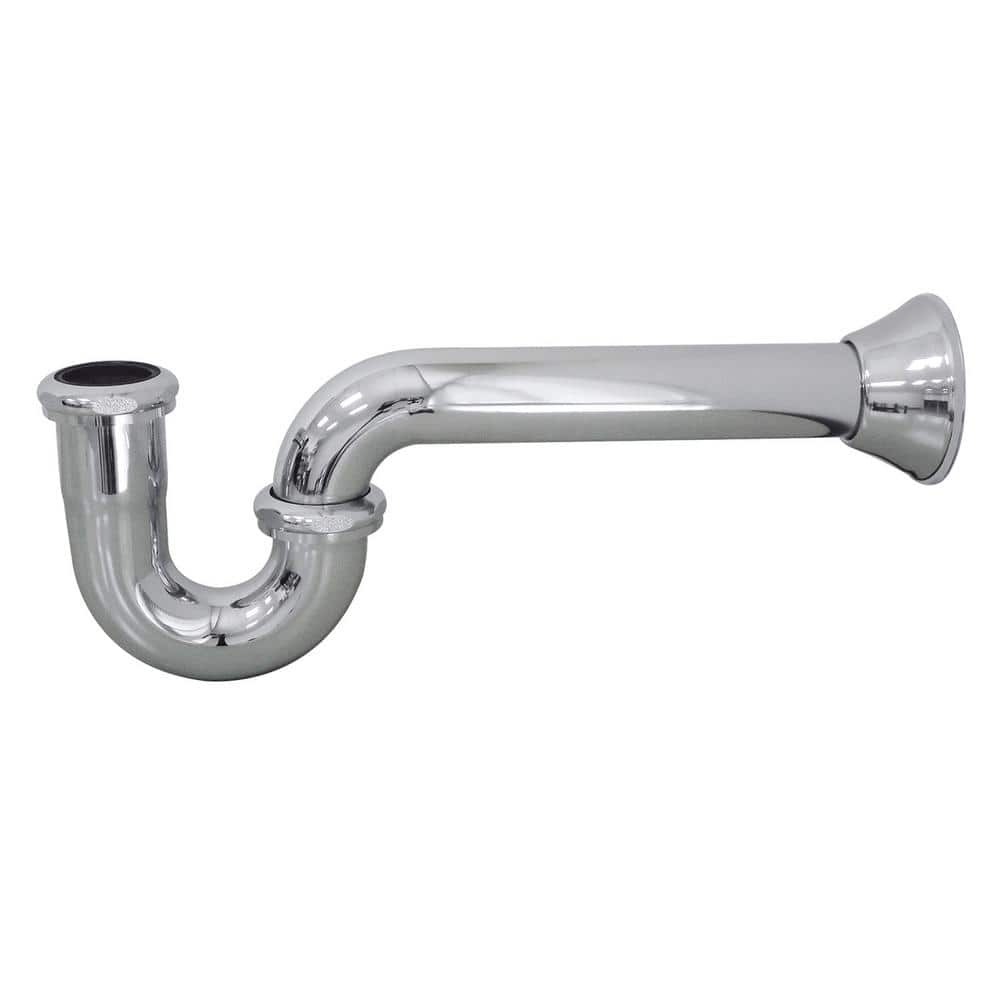 Polished Chrome 1-1/2 Inch Decorative P-Trap