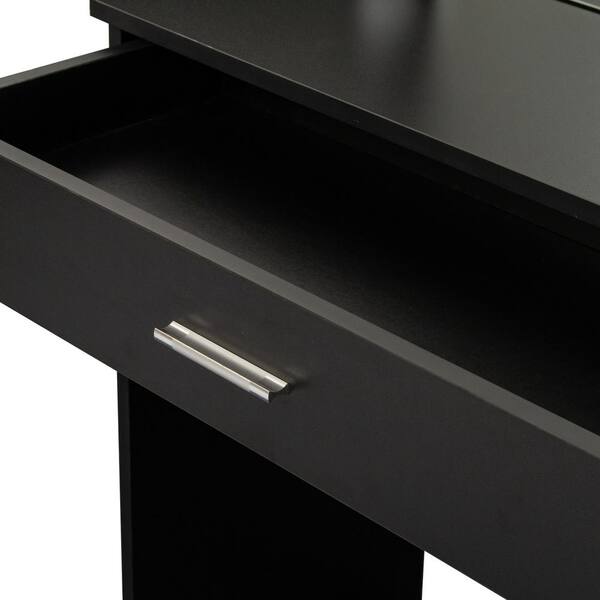 Eer 1 Drawer Black Dresser With, Modern Black Dresser With Mirror