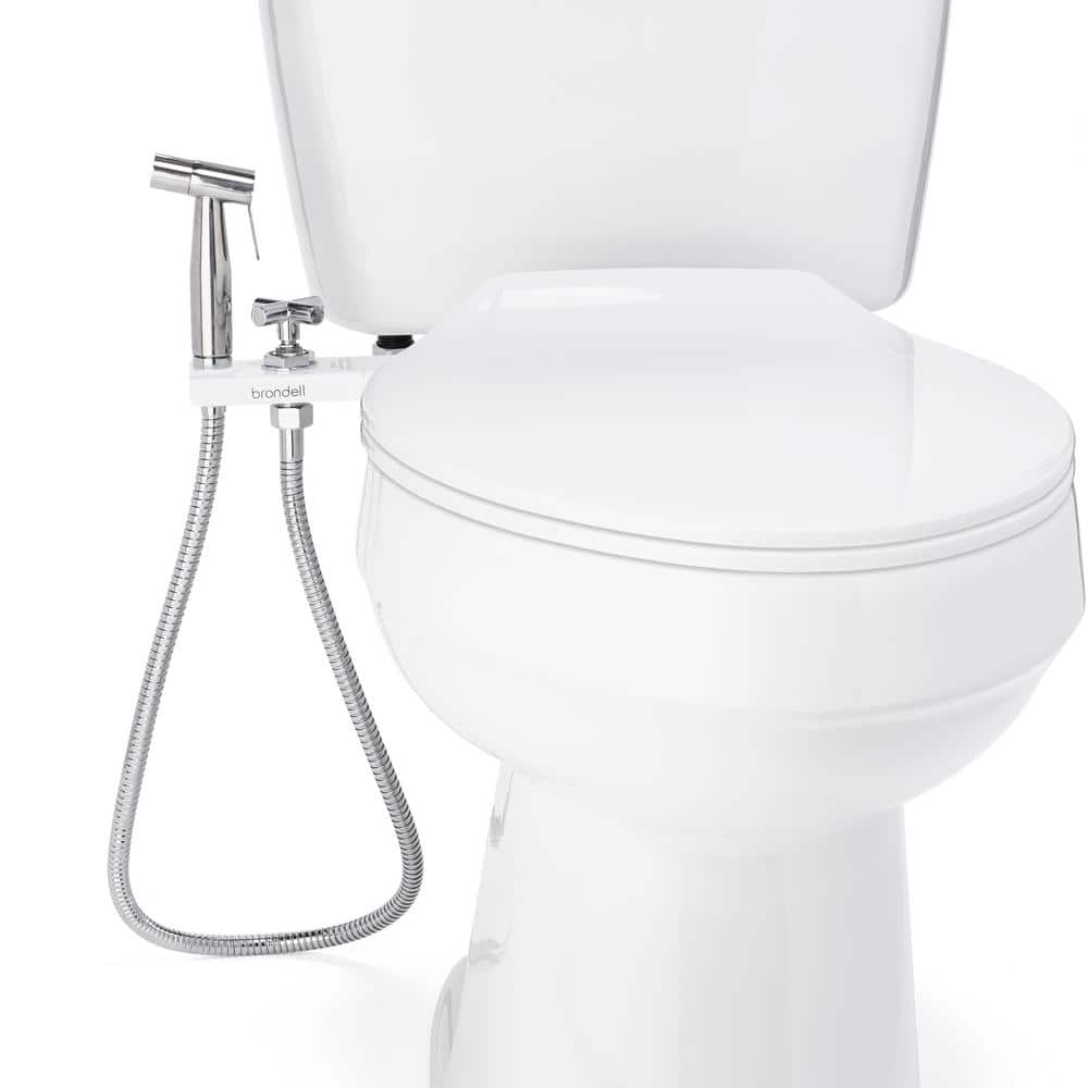 White Stainless Steel Handheld Bidet Sprayer with Holster