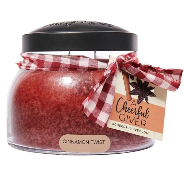 Keepers of the Light Red Cinnamon Twist Two Wick 22-Ounce Mama Candle