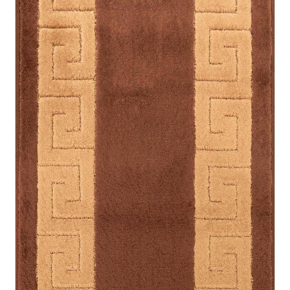 Euro Meander Design Brown 26 in. W x 588 in. L Stair Runner 106.17 sq. ft. price history on PriceWatchPro