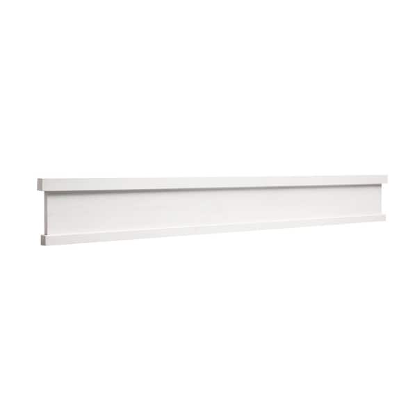 1 in. x 5.25 in. x 44.625 in. Primed Poplar Wood Craftsman Crosshead for 36 in. Door