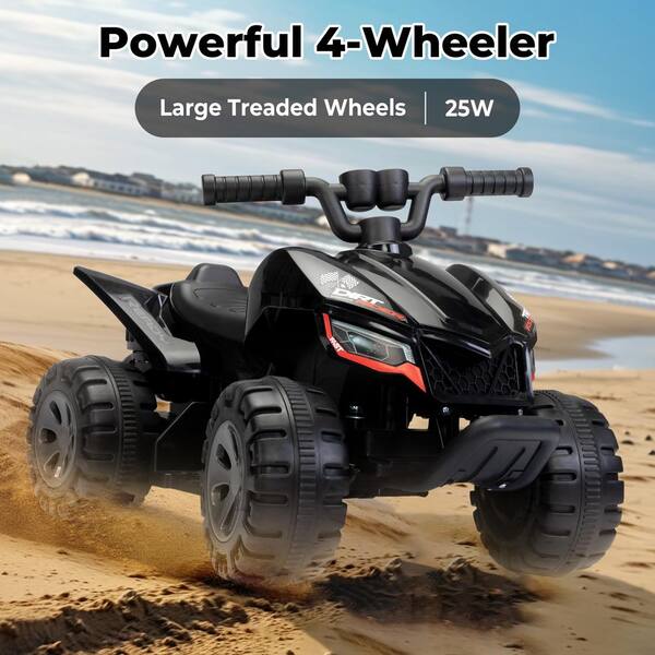 TOBBI Ride on ATV authentic Four Wheeler