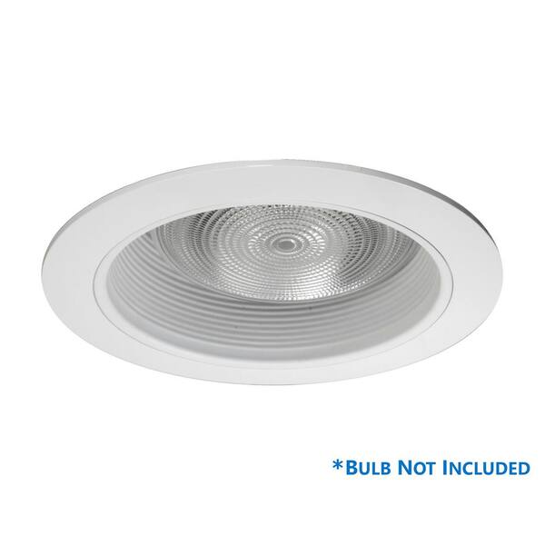 NICOR 6 in. White Recessed R40 Baffle Trim 17510 - The Home Depot