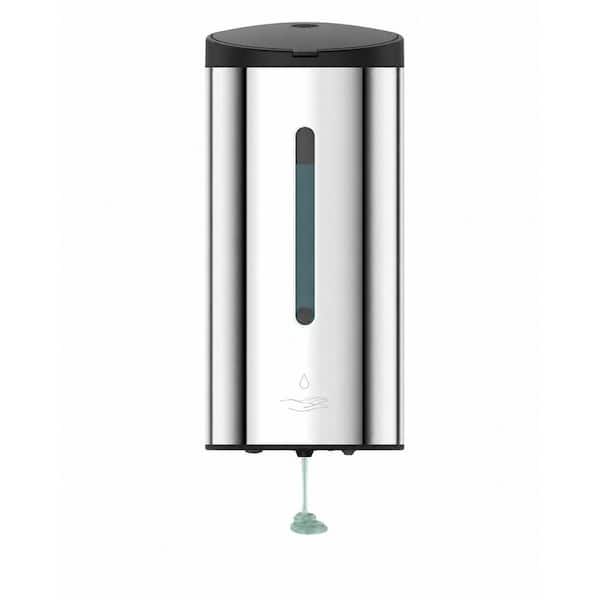 Automatic Wall Mount Liquid Soap Dispenser, Stainless Steel with 25 oz. Large Capacity, Touch-Free
