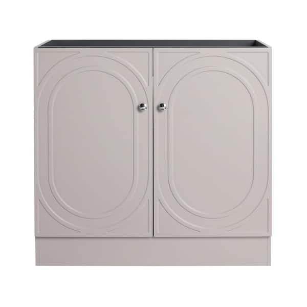 36 in. Bath Vanity Cabinet without Top in Khaki Unassembled