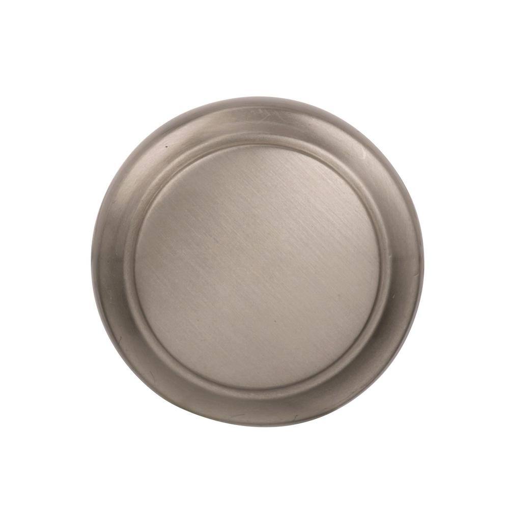 Highland Ridge Satin Nickel Round Cabinet Knob with Mounting Hardware