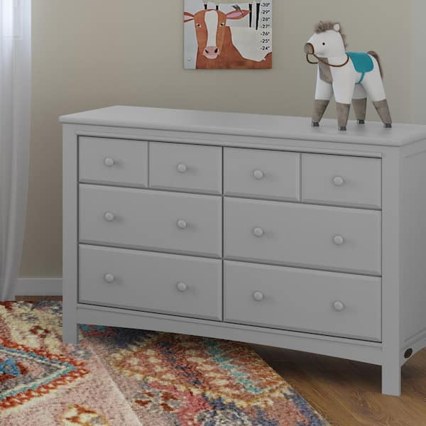 Graco 6-Drawer Benton Pebble Gray Dresser 03706-20F - The Home Depot