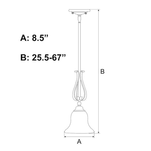 Monrovia Bronze Mini Pendant Ceiling Light