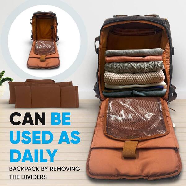 Lukyamzn Camera Backpack Weather Resistant Waxed Canvas DSLR  display picture 3