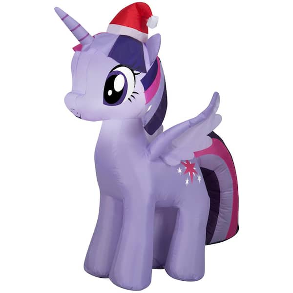 MY LITTLE PONY 3.5 ft. Tall Airblown-Twilight Sparkle with Santa Hat-SM-Hasbro