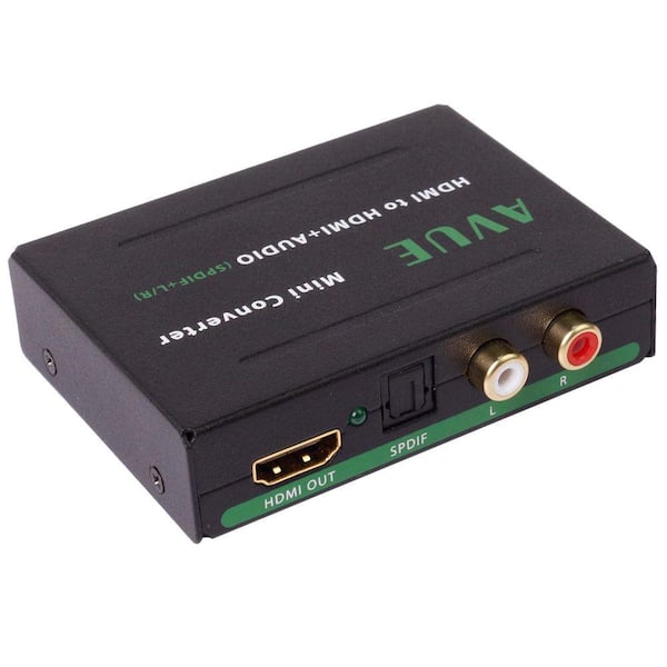 AVUE Analog Audio Output HDMI TO HDMI+ Extractor SPDIF+ R/L