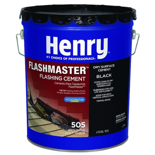 Henry 505 FlashMaster Black Flashing Cement 4.75 gal.
