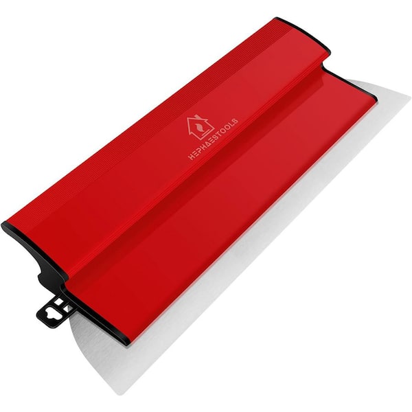 32 in. Plastic Drywall Skimming Blade with Replaceable 0. 50mm European Stainless Steel Blade Insert Ergonomic Design
