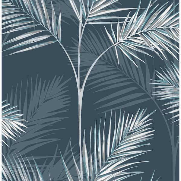 Dark Blue - Wallpaper - Home Decor - The Home Depot