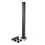 Inspire 2.5 in. x 39.5 in. Aluminum Black Sand Post with Brackets