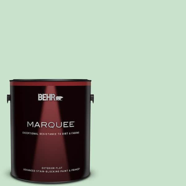 BEHR MARQUEE 1 gal. #M410-2 Wishful Green Flat Exterior Paint & Primer