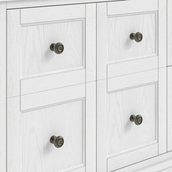 OrangeOne 36 in. W Single Sink Freestanding White Bath Vanity with
