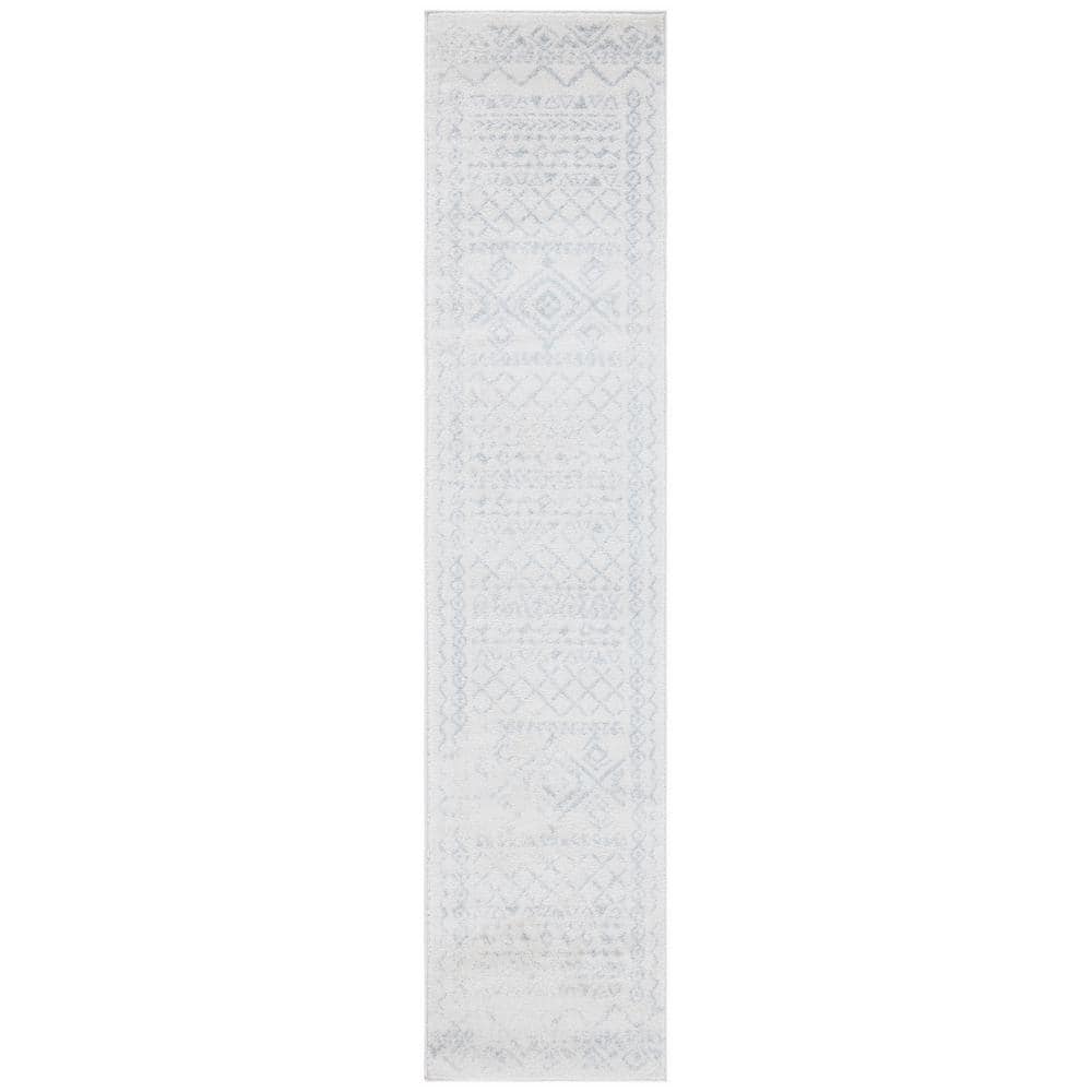 Tulum Ivory/Light Gray 2 ft. x 9 ft. Border Runner Rug price history on PriceWatchPro