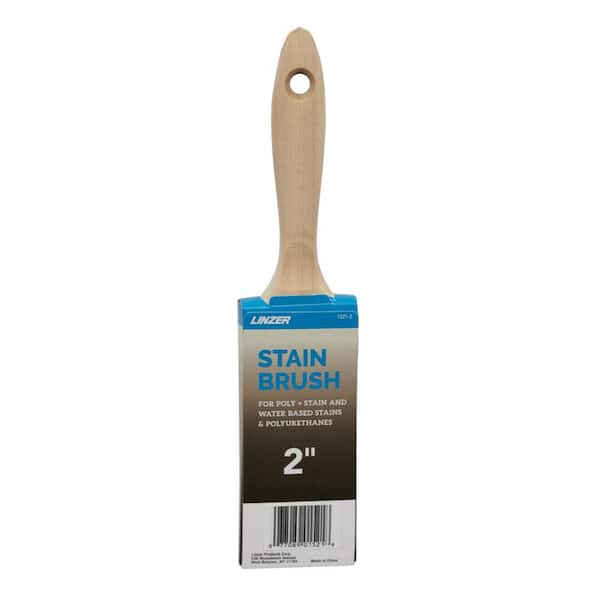 Project Source Better All Paints and Stains 2-1/2-in Reusable Polyester Angle Paint Brush (Trim Brush) Stainless Steel | WB00008