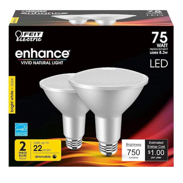 Feit Electric 75 Watt Equivalent PAR30L Dimmable CEC Title 20